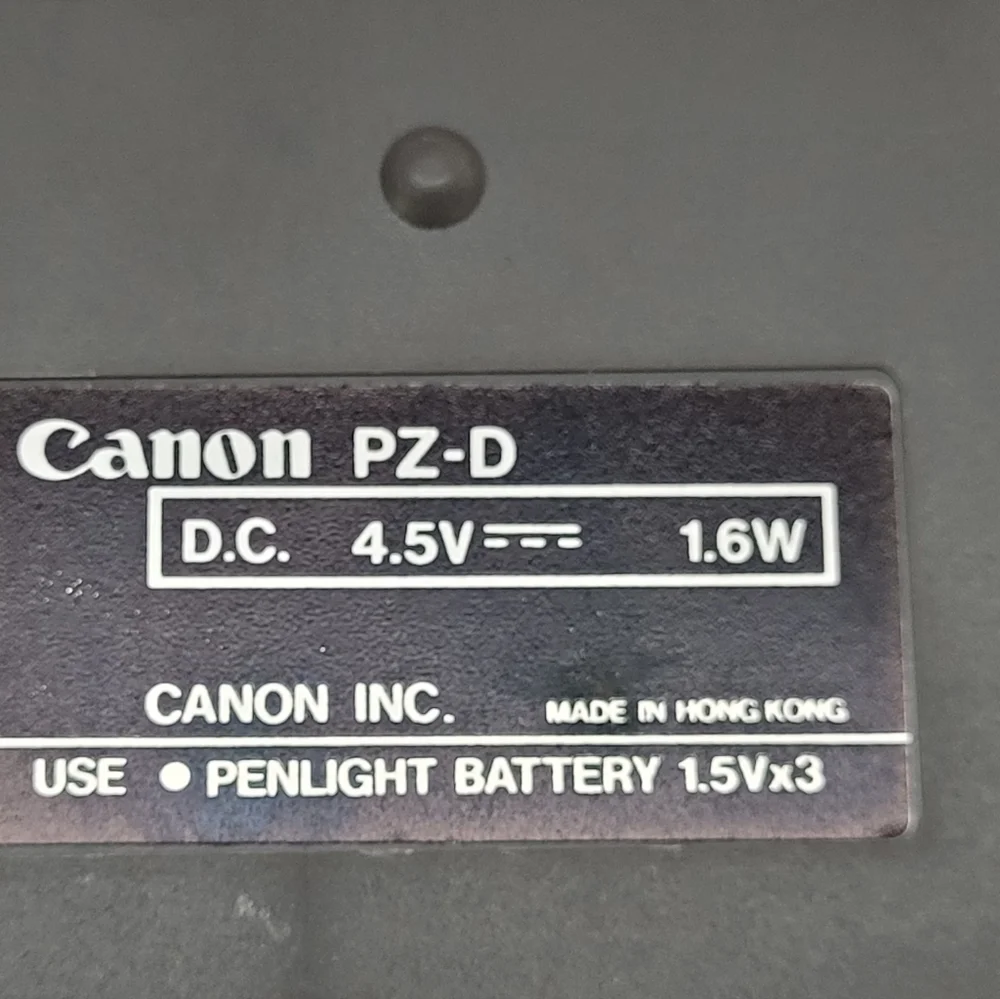 Rare Vintage (Lot Of 2) Canon PZ-D & P1-DIV Palm Printing Calculators W/PAPER. O